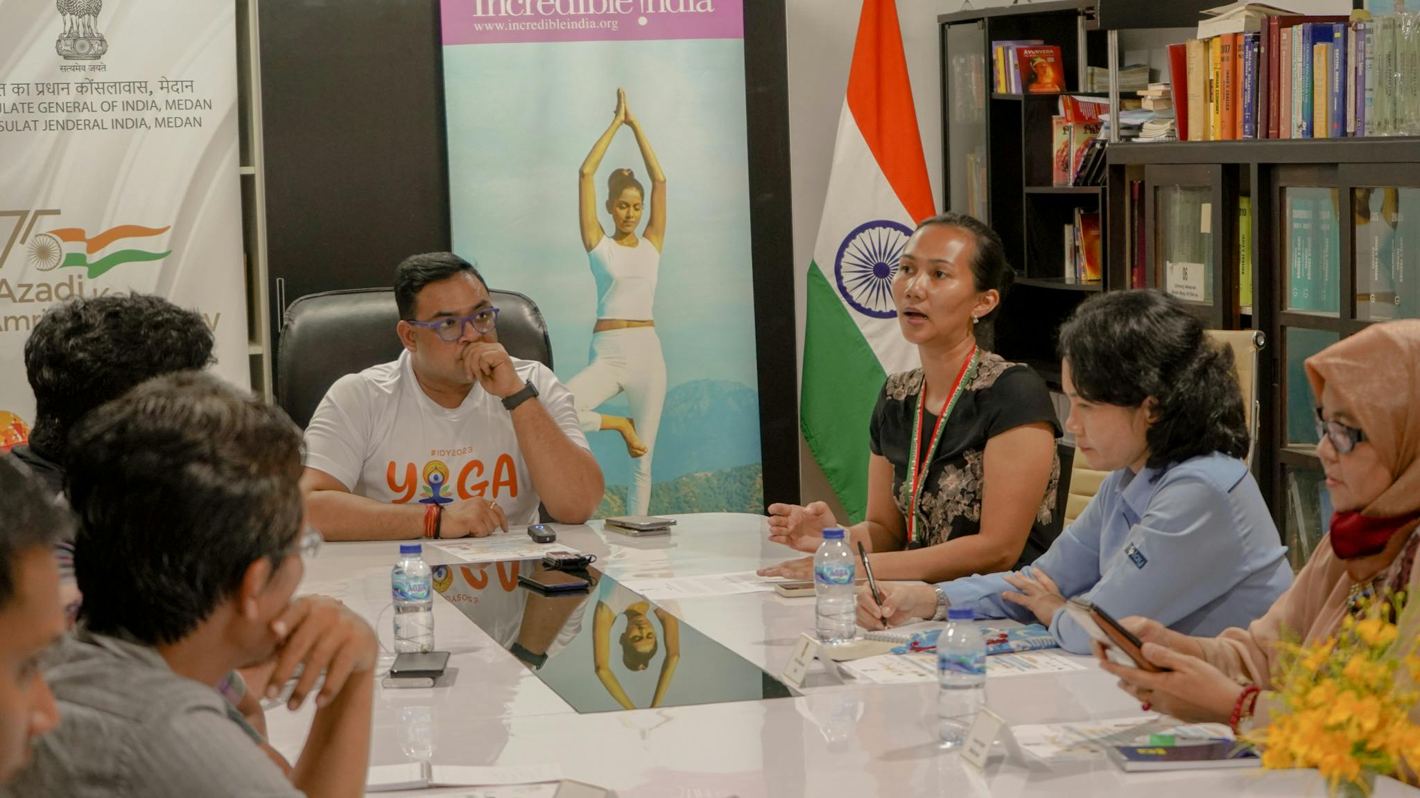 [Press Conference] Rayakan Hari Yoga Internasional Ke-9 Konjen India di Medan Bersama PT Nirvana Indonesia Yoga Akan Mendatangkan Anjasmara